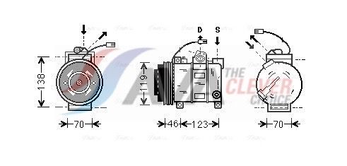 Компресор кондиціонера AVA QUALITY COOLING AIAK015 - zapix