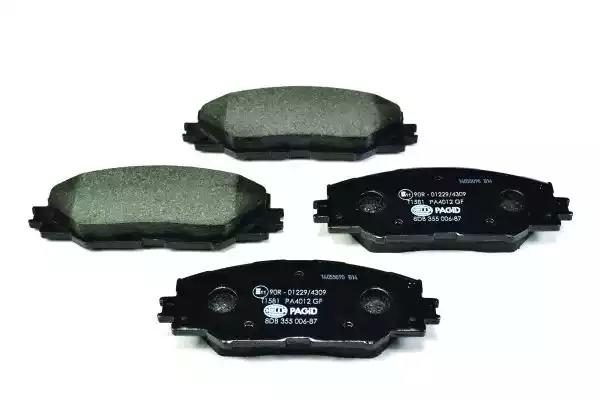 Гальмівні колодки дискові HELLA PAGID 8DB355006871 - zapix
