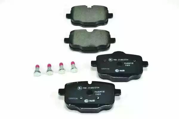 Гальмівні колодки дискові HELLA PAGID 8DB355014361 - zapix