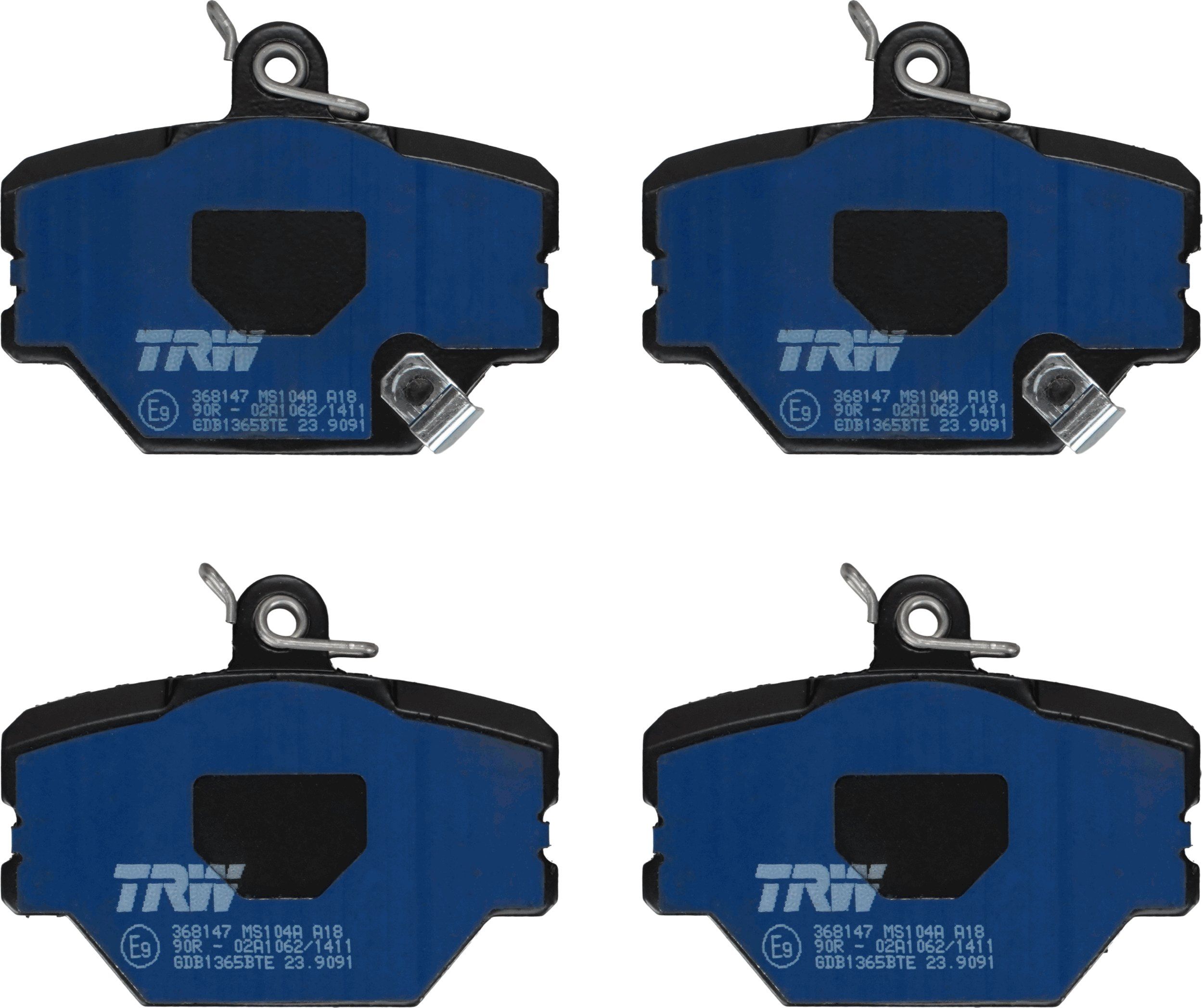 Гальмівні колодки дискові TRW GDB1365BTE - zapix