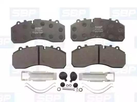 Гальмівні колодки дискові SBP 07P29108 - zapix