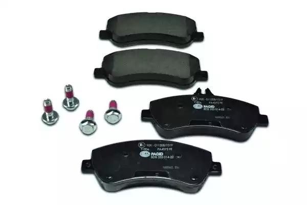 Гальмівні колодки дискові HELLA PAGID 8DB355014221 - zapix