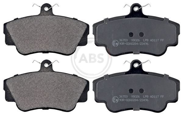 Тормозные колодки дисковые A.B.S. 36703