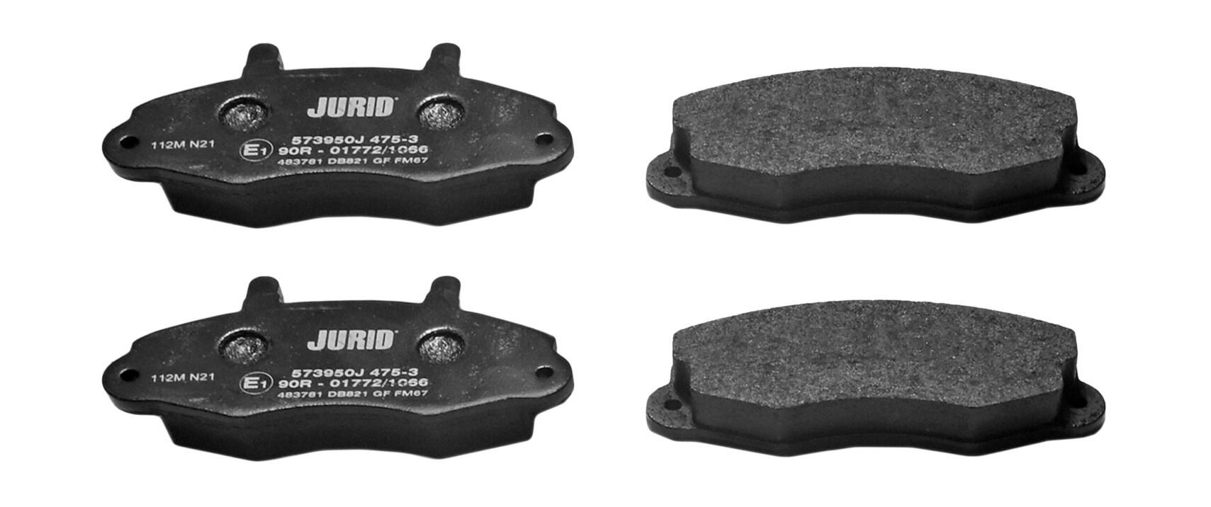 Гальмівні колодки дискові JURID 573950J - zapix