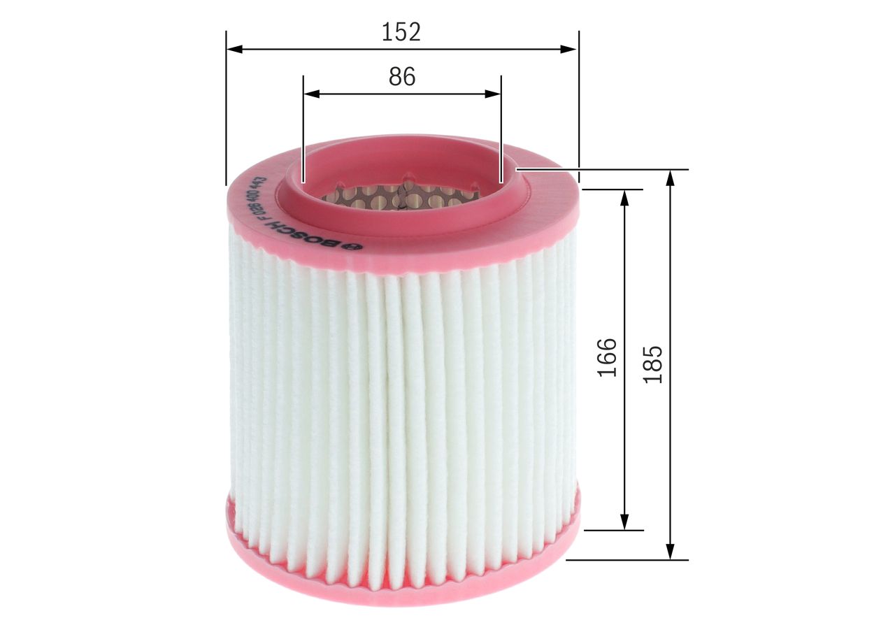 Повітряний фільтр BOSCH F026400443 - zapix