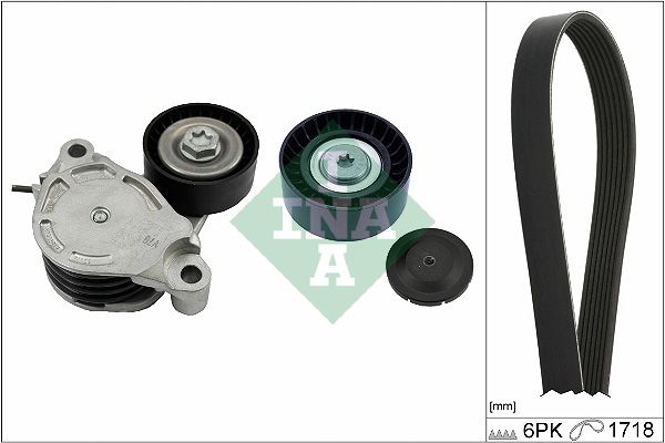 Комплект поліклинових ременів SCHAEFFLER INA 529051610 - zapix