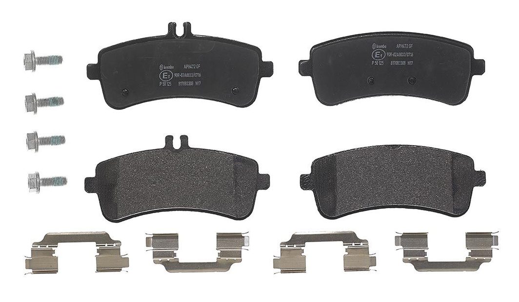 Гальмівні колодки дискові BREMBO P50125 - zapix