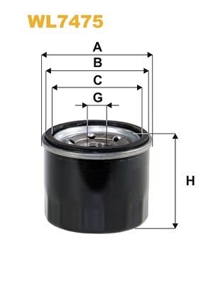 Оливний фільтр WIX FILTERS WL7475
