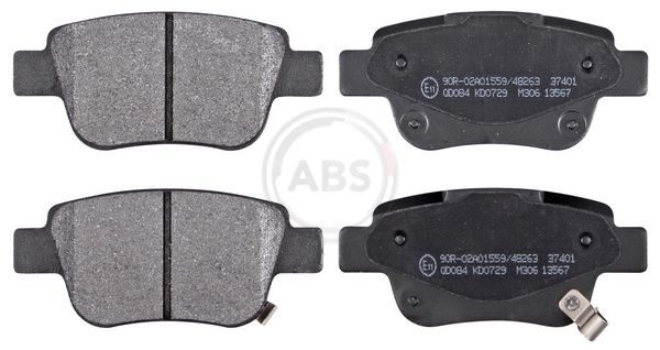 Тормозные колодки дисковые A.B.S. 37401