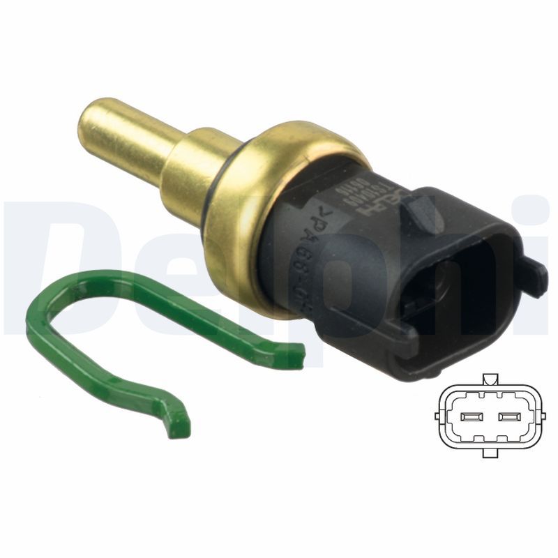 Датчик температури охолоджуючої рідини DELPHI TS10409 - zapix