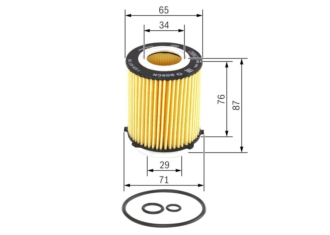 Оливний фільтр BOSCH F026407166 - zapix