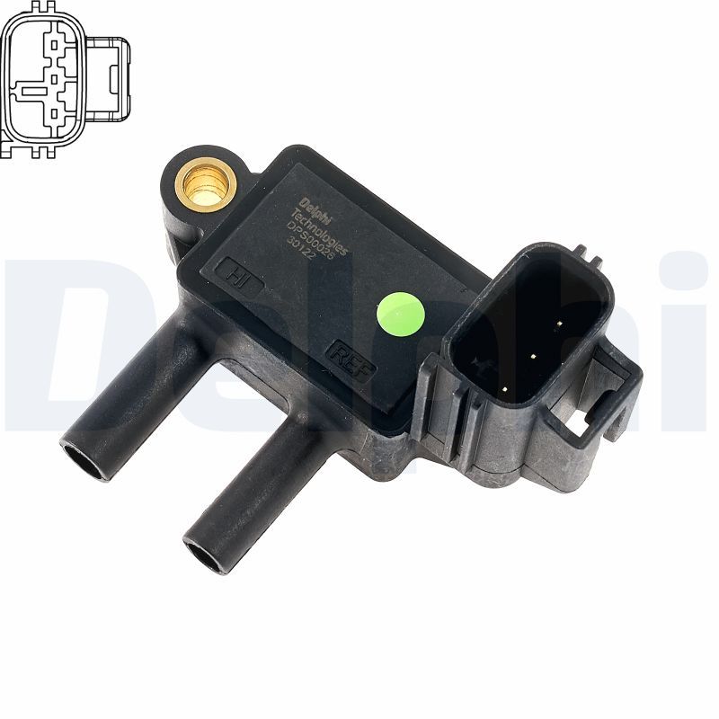 Датчик тиску відпрацьованих газів DELPHI DPS0002612B1 - zapix
