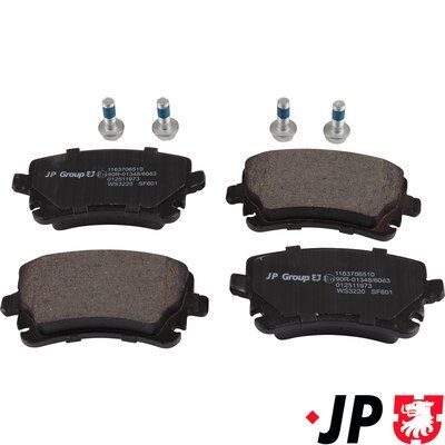 Гальмівні колодки дискові JP GROUP 1163706510 - zapix