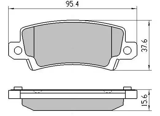 Гальмівні колодки дискові FREMAX FBP1364 - zapix