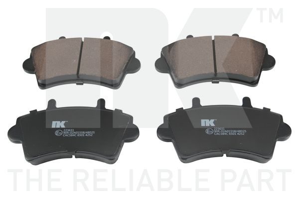 Гальмівні колодки дискові NK 223631 - zapix
