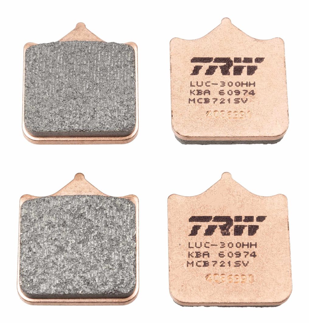 Гальмівні колодки дискові TRW MCB721SV - zapix
