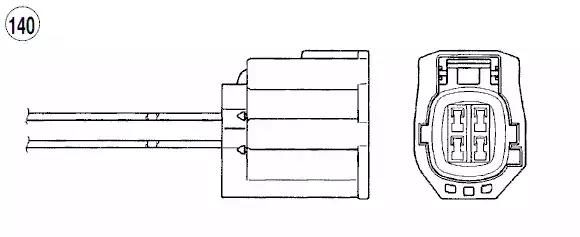 Кисневий датчик NGK 94192 - zapix