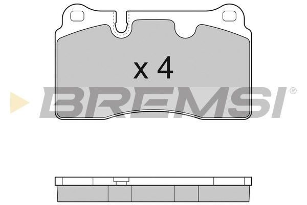 Тормозные колодки дисковые BREMSI BP3289