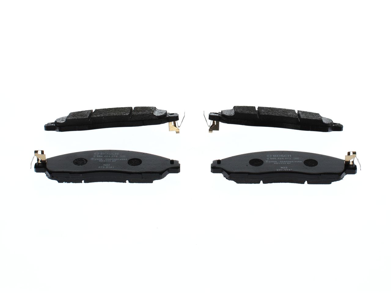 Гальмівні колодки дискові BOSCH 0986424973 - zapix