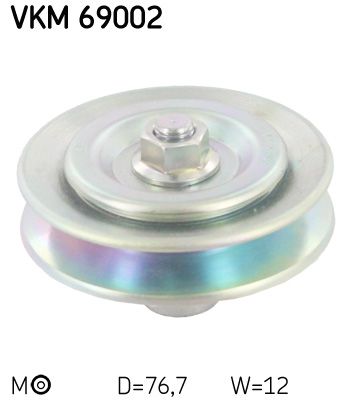 Ролик натяжний ременя приводного SKF VKM69002 - zapix