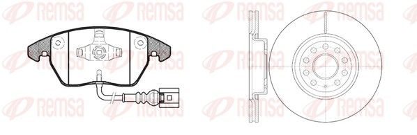 Гальмівні колодки дискові REMSA 8103002 - zapix