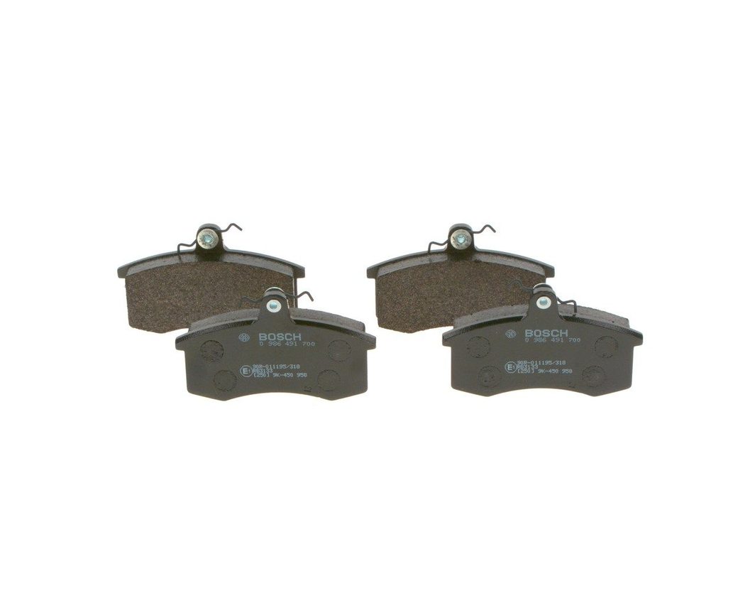 Гальмівні колодки дискові BOSCH 0986491700 - zapix
