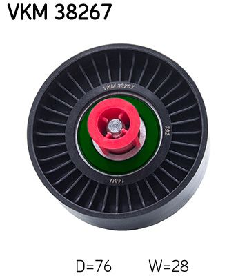 Обвідний ролик ременя приводного SKF VKM38267 - zapix