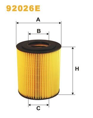 Масляный фильтр WIX FILTERS 92026E