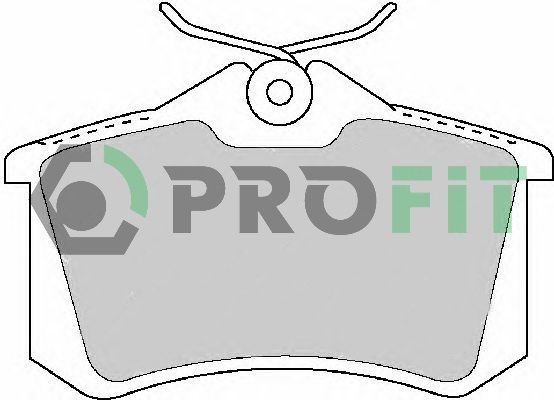 Гальмівні колодки дискові PROFIT 50001491 - zapix