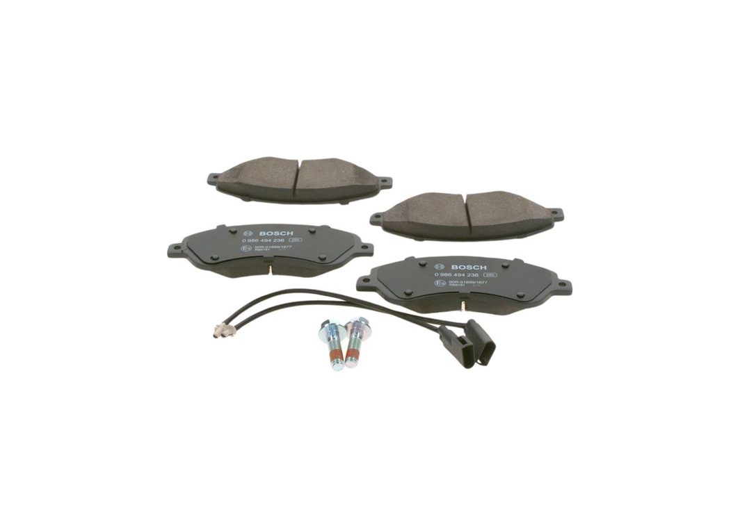 Гальмівні колодки дискові BOSCH 0986494236 - zapix