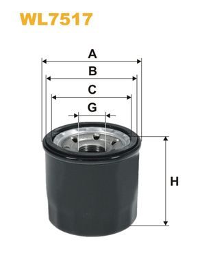 Оливний фільтр WIX FILTERS WL7517
