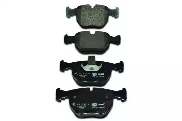 Гальмівні колодки дискові HELLA PAGID 8DB355008281 - zapix