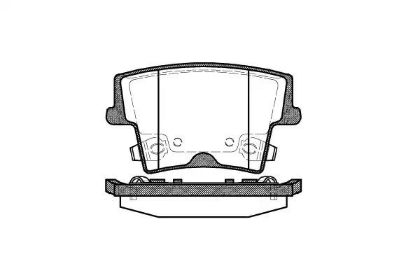 Гальмівні колодки дискові WOKING P1027308 - zapix