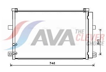 Радіатор кондиціонера AVA QUALITY COOLING VN5369D - zapix
