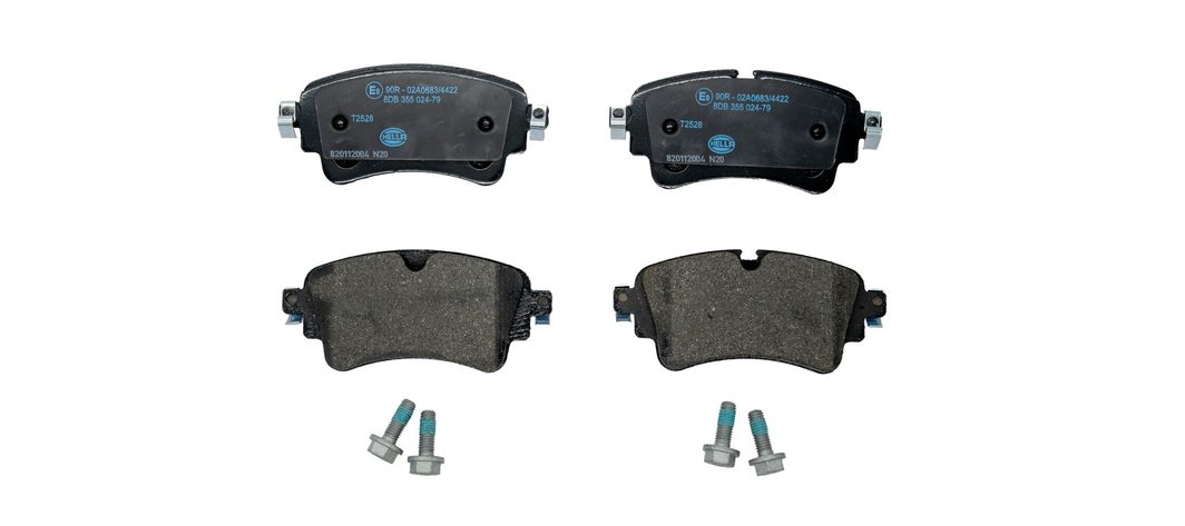 Гальмівні колодки дискові HELLA 8DB355024791 - zapix