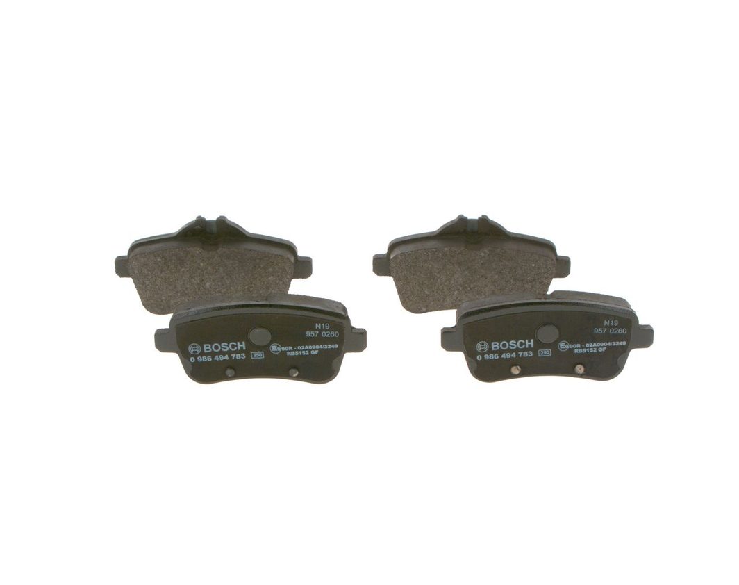 Гальмівні колодки дискові BOSCH 0986494783 - zapix