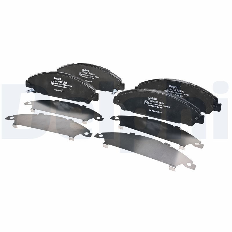 Тормозные колодки дисковые DELPHI LP3255