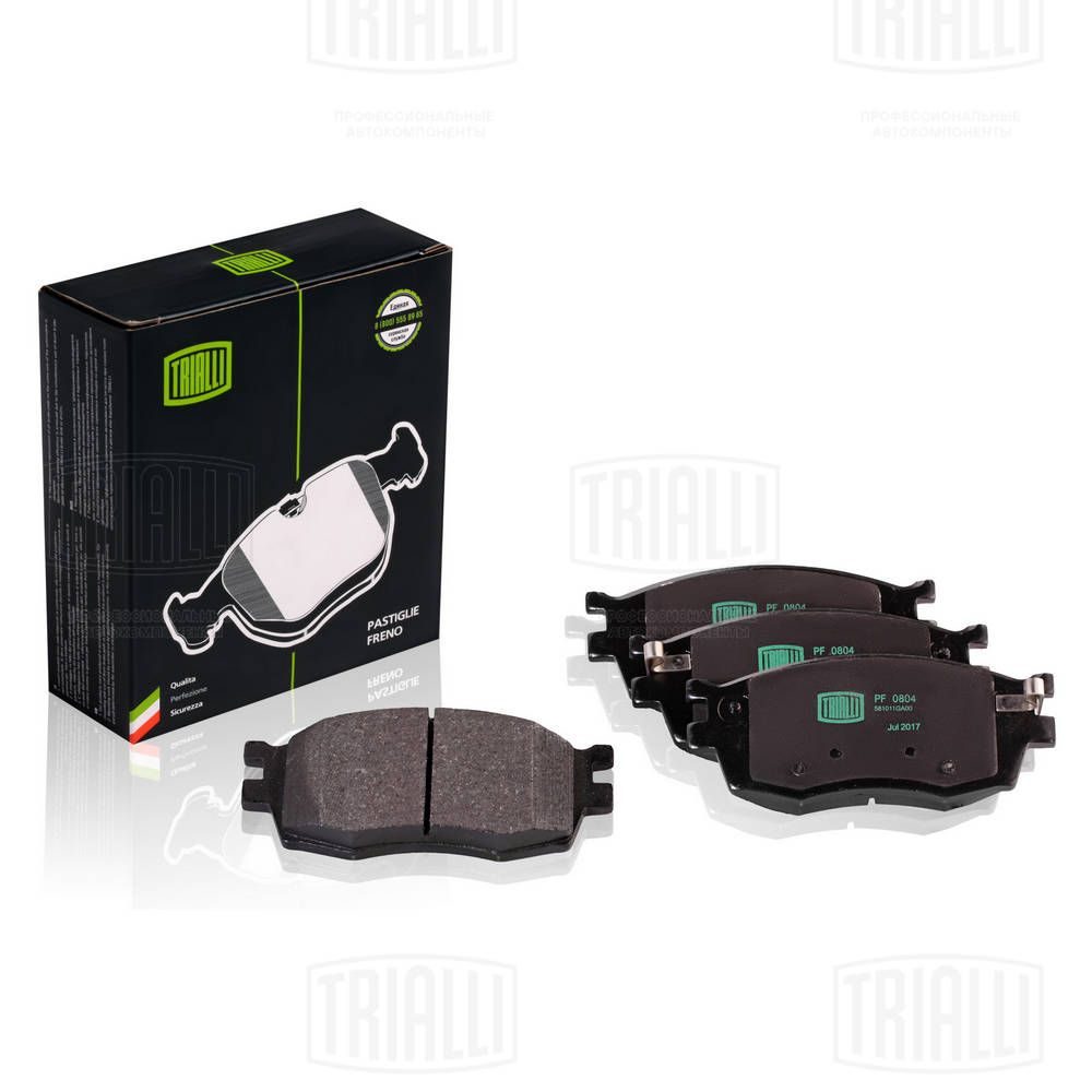 Гальмівні колодки дискові TRIALLI PF0804 - zapix