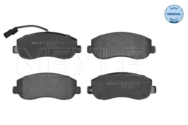 Гальмівні колодки дискові MEYLE 0252514718W - zapix
