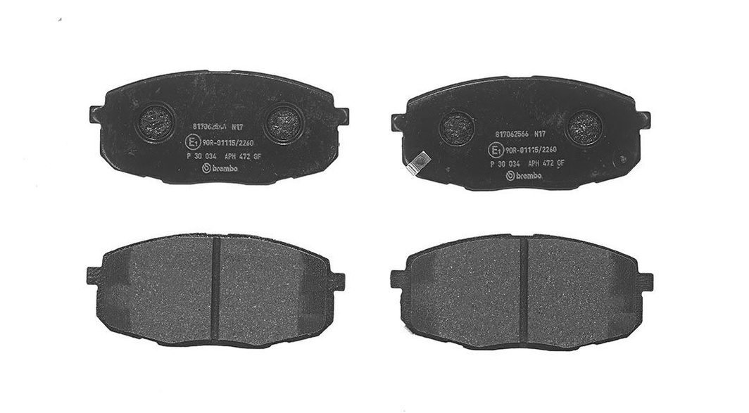 Гальмівні колодки дискові BREMBO P30034 - zapix