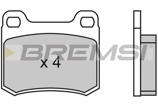 Гальмівні колодки дискові BREMSI BP2314 - zapix