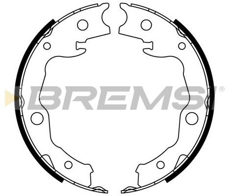 Тормозные колодки ручника (барабанные) BREMSI GF0976