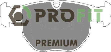 Гальмівні колодки дискові PROFIT 50050997 - zapix