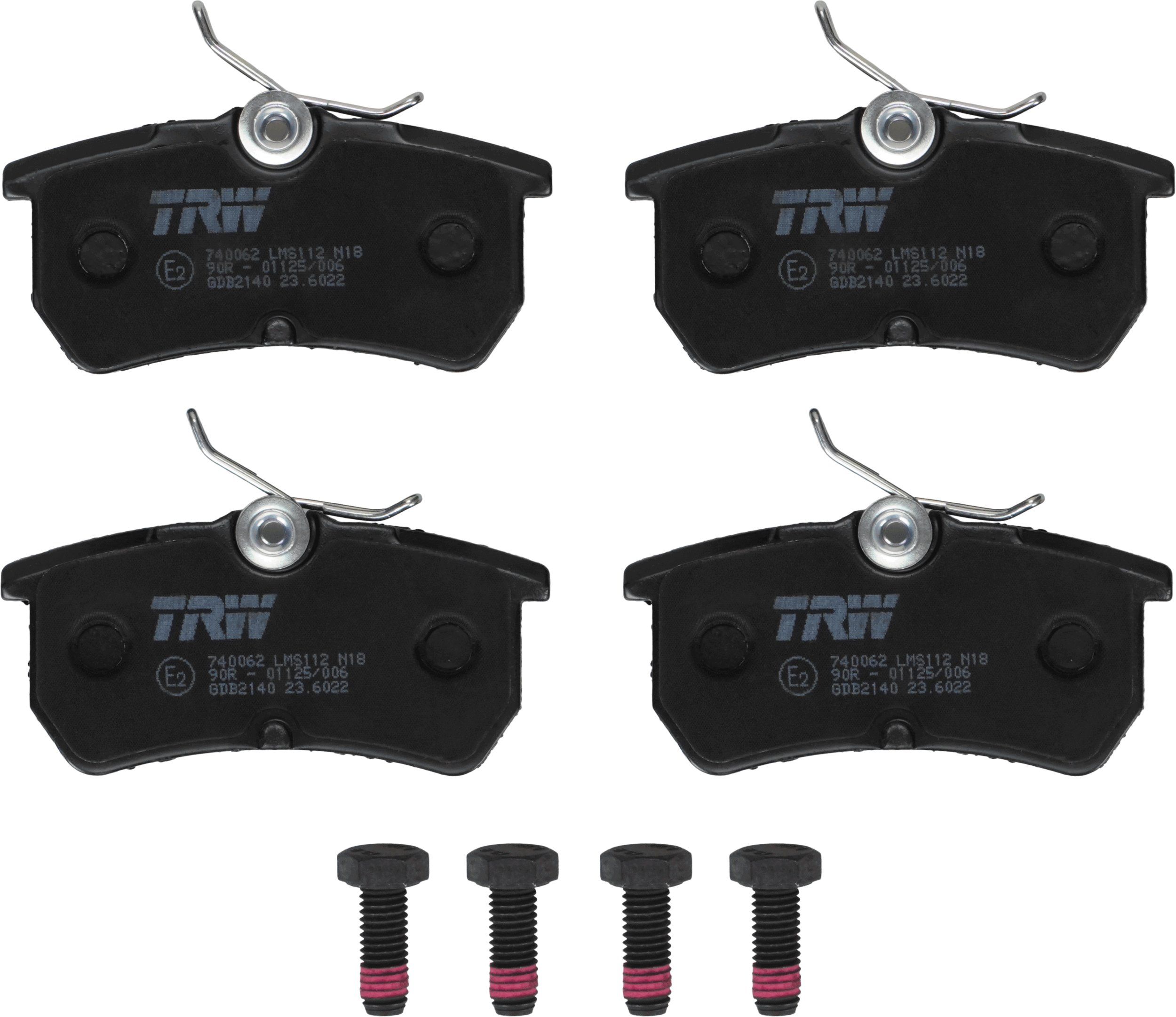 Гальмівні колодки дискові TRW GDB2140 - zapix