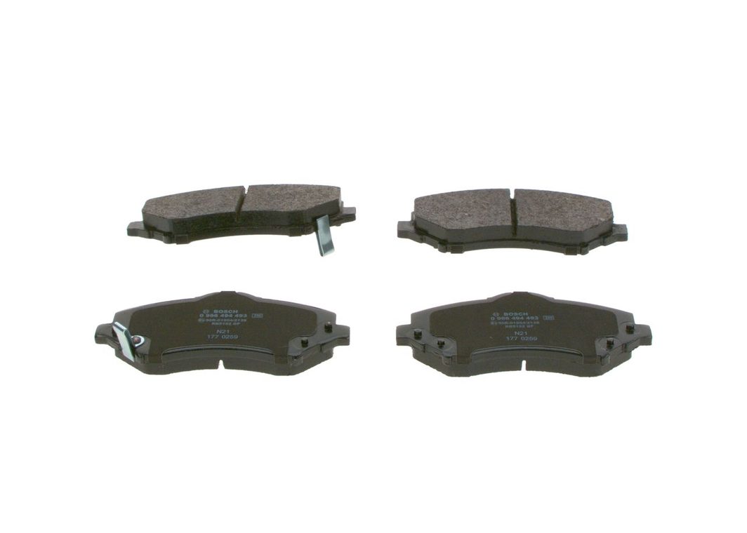 Гальмівні колодки дискові BOSCH 0986494493 - zapix