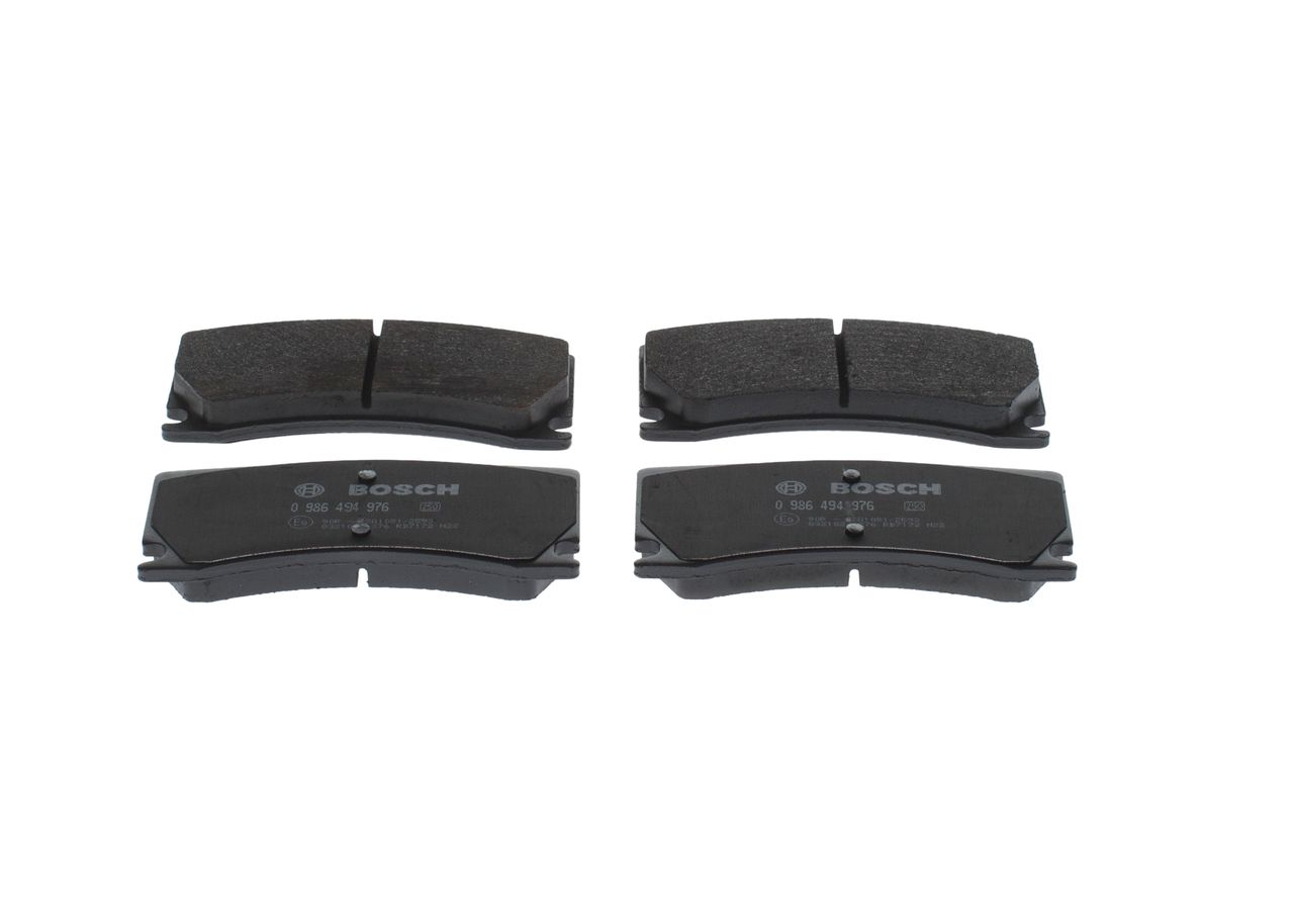Гальмівні колодки дискові BOSCH 0986494976 - zapix