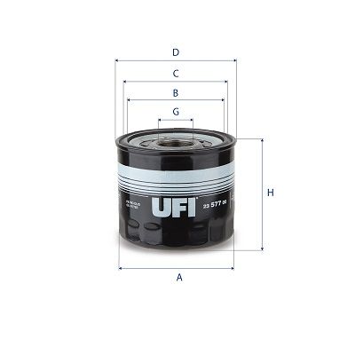 Оливний фільтр UFI 2357700 - zapix