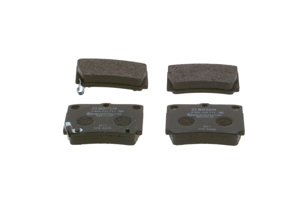 Гальмівні колодки дискові BOSCH 0986424711 - zapix