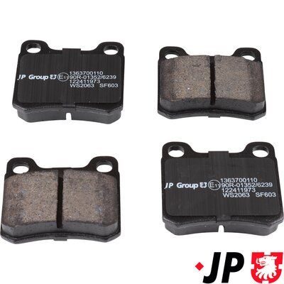 Гальмівні колодки дискові JP GROUP 1363700110 - zapix