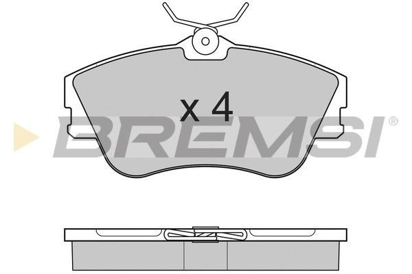 Тормозные колодки дисковые BREMSI BP2625